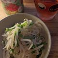 picachi's cooksnap of when they made もやしと大葉のポン酢和え.