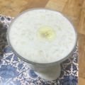 あめにゃん's cooksnap of when they made ミキサー不要　バナナジュース♬.