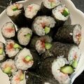 153m242's cooksnap of when they made 梅きゅうを白ごはんでかっぱ巻き♪.