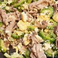よち・ちーのすけママ's cooksnap of when they made ほんだしで簡単味付け♫ゴーヤチャンプルー.