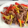 てふてふ♭'s cooksnap of when they made 牛肉とアスパラのＸＯ醤炒め.