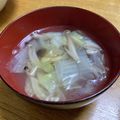 北京パンダ's cooksnap of when they made 春雨・ねぎ・しいたけの♪中華風スープ.