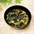 なつき☆ミ's cooksnap of when they made 簡単♡海苔と卵でのりたま味噌汁♡.