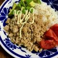 ☆さぶ☆☆'s cooksnap of when they made ＊我が家の味噌鶏そぼろ＊.