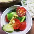 そらてんママ's cooksnap of when they made トマトときゅうりの簡単サラダ.