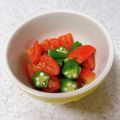 yummysunny's cooksnap of when they made オクラとトマトのサラダ.