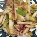 古賀竜一's cooksnap of when they made ウマっ！いかとネギの♪ガーリック塩炒め♪.