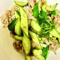 もみじママさん's cooksnap of when they made 豚肉ときゅうりのサッパリ梅炒め.