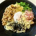azbjbn's cooksnap of when they made 冷やし納豆おろしうどん♪.