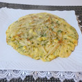 スタイリッシュママ's cooksnap of when they made もやしとネギ一杯のチヂミ.
