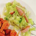 こーやんたん's cooksnap of when they made キャベツとウインナー炒め.