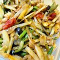〆makibako's cooksnap of when they made 鶏肉と新じゃがの和風ケチャップ炒め♪.
