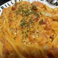 クックACA1U4☆'s cooksnap of when they made チキントマトクリーム♡パスタ.