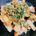 づちゃん☆'s cooksnap of when they made 鶏むね肉◆青じそとネギの甘酢ダレ◆.