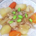 えりこ82☆'s cooksnap of when they made 肉じゃが　調味料は寿司酢と出汁醤油だけ.