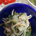アップイエ's cooksnap of when they made 空芯菜◇ハム◇玉葱のサラダ.