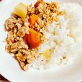 Honoria's cooksnap of when they made 豚肉・ジャガイモ・ピーナッツのシチュー.