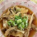 moripu's cooksnap of when they made キノコたっぷりおろしハンバーグ.