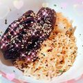 ☆hironon☆'s cooksnap of when they made 焼きなすの冷やしおろしラーメン.