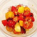 ♡ぽちすけ♡'s cooksnap of when they made 簡単☆ミニトマトの中華風ナムル.