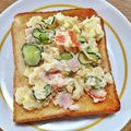 ＊なぁ＊'s cooksnap of when they made 向井くう風ポテトトースト.