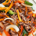 ☆ひらりんこ☆'s cooksnap of when they made 挽き肉とピーマンの照り炒め.