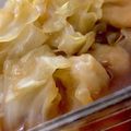 MULA's cooksnap of when they made キャベツとじゃこちぎり天の煮物.