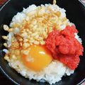 まやしゅうまま's cooksnap of when they made 明太バター卵かけ御飯.