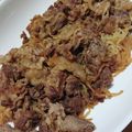 ナーちゃん's cooksnap of when they made 牛肉と糸こんにゃくのみそ炒め.