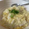 おかえり定食's cooksnap of when they made 卵とネギの雑炊.