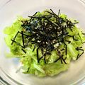 azbjbn's cooksnap of when they made 塩揉みきゃべつで♡付け合わせ.