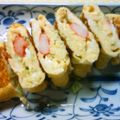 えまっちママ's cooksnap of when they made お弁当に＊ねぎとかにかま入り卵焼き.