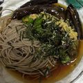 迷える黒羊's cooksnap of when they made 茄子の揚げびたしぶっかけそば.