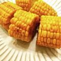 かなりんココりん's cooksnap of when they made 簡単♪こがしバター醤油の焼きとうもろこし.