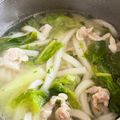 なーなちゃん's cooksnap of when they made キャベツたっぷり鶏塩うどん.