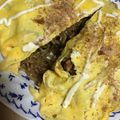 ☆でちょ☆'s cooksnap of when they made 余った焼きそばソースで簡単オムそばめし.