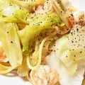 クックホワイティー☆'s cooksnap of when they made 簡単☆エビとキャベツのパスタ.