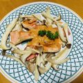 すーぷち's cooksnap of when they made 鮭とエリンギのバターソテー.