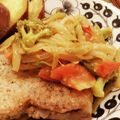 ちうちう＆ぷうぷう's cooksnap of when they made 豚肉のシャルキュティエール風.