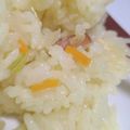 ちこね's cooksnap of when they made 硬く炊けたご飯でピラフ風にアレンジ♪.
