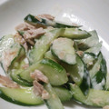 ヨシヨッシー's cooksnap of when they made きゅうりとツナのマヨ和え.
