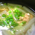たもたん's cooksnap of when they made お手軽和風スープ◆白菜と鶏挽肉で.