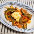 バカリャウ's cooksnap of when they made ゴーヤのキムチ炒め♬.