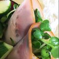 紫陽花2020's cooksnap of when they made かいわれハム巻き.