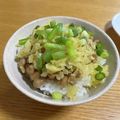 リラシャン's cooksnap of when they made サクサクさっぱり天かす納豆♪.