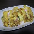 きらり流れ星's cooksnap of when they made ほうれん草とハムのキッシュ風だし巻き.