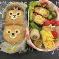 くみじま's cooksnap of when they made キャラ弁☆ダッフィーとシェリーメイお稲荷.