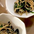 きなこ's cooksnap of when they made ほうれん草とえのきのレンチンおひたし.