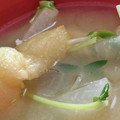 あゆたっくん's cooksnap of when they made 大根 油揚げ 豆苗の味噌汁^^.
