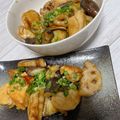 na_o♡'s cooksnap of when they made 常備菜♡簡単！鶏肉と茄子と蓮根の甘酢あん.
